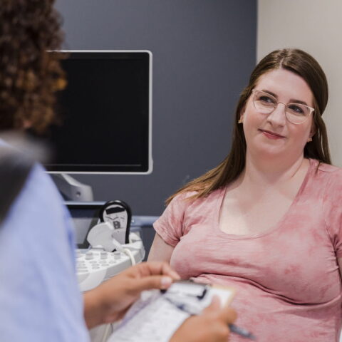 Woman with a doctor
